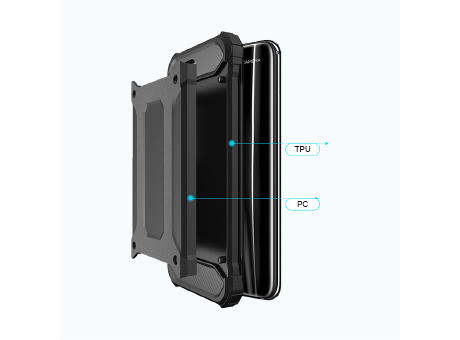 Handy Hülle iPhone™ 11 Elephant Rugged Case PC Plastic/TPU Silicone schwarz