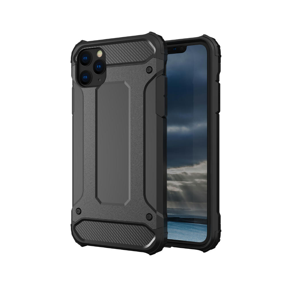 Handy Hülle iPhone™ 11 pro max Elephant Rugged Case PC Plastic/TPU Silicone schwarz