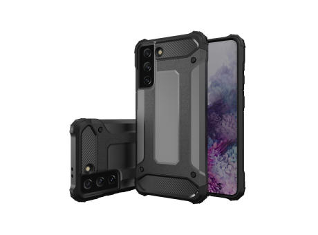Handy Hülle Galaxy™ A40 (2019) Elephant Rugged Case PC Plastic/TPU Silicone schwarz