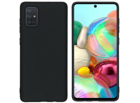 Handy Hülle Galaxy™ A71 Monkey Soft Slim Case TPU Silikon matt schwarz