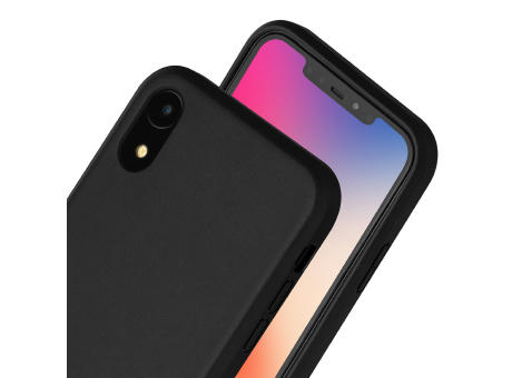 Handy Hülle iPhone™ Xr Black Series Soft Case TPU Silikon mit Mikrofaser Innenseite matt schwarz