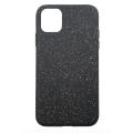 Handy Hülle kompostierbar iPhone™ 12/12 pro Turtle Eco Soft Case PLA + Bambus schwarz