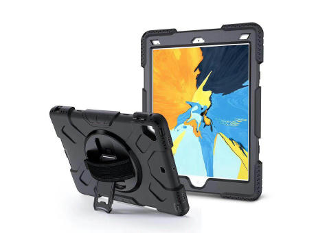 Tablet Hülle Galaxy™ Tab A8 10.5(2021) Protect.it Rugged Case mit Handschlaufe schwarz