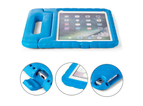 Tablet Hülle iPad™ 9.7 (5/6 Generation (2017/2018)/Air 2 9.7 Learn.it Soft Case EVA Schaum blau
