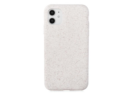 Nachhaltige Handyhülle inkl. Sammlung 1kg Ozeanplastik iPhone™ 11 Turtle Eco Soft Case PLA + Bambus creme weiss