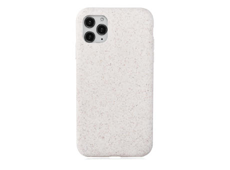 Nachhaltige Handyhülle inkl. Sammlung 1kg Ozeanplastik iPhone™ 12/12 pro Turtle Eco Soft Case PLA + Bambus creme weiss