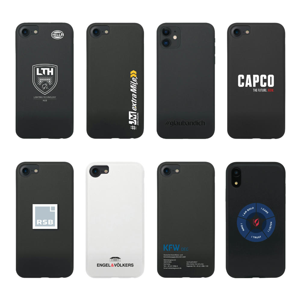 Handy Hülle iPhone™ 14 Black Series Soft Case TPU Silikon mit Mikrofaser Innenseite matt schwarz