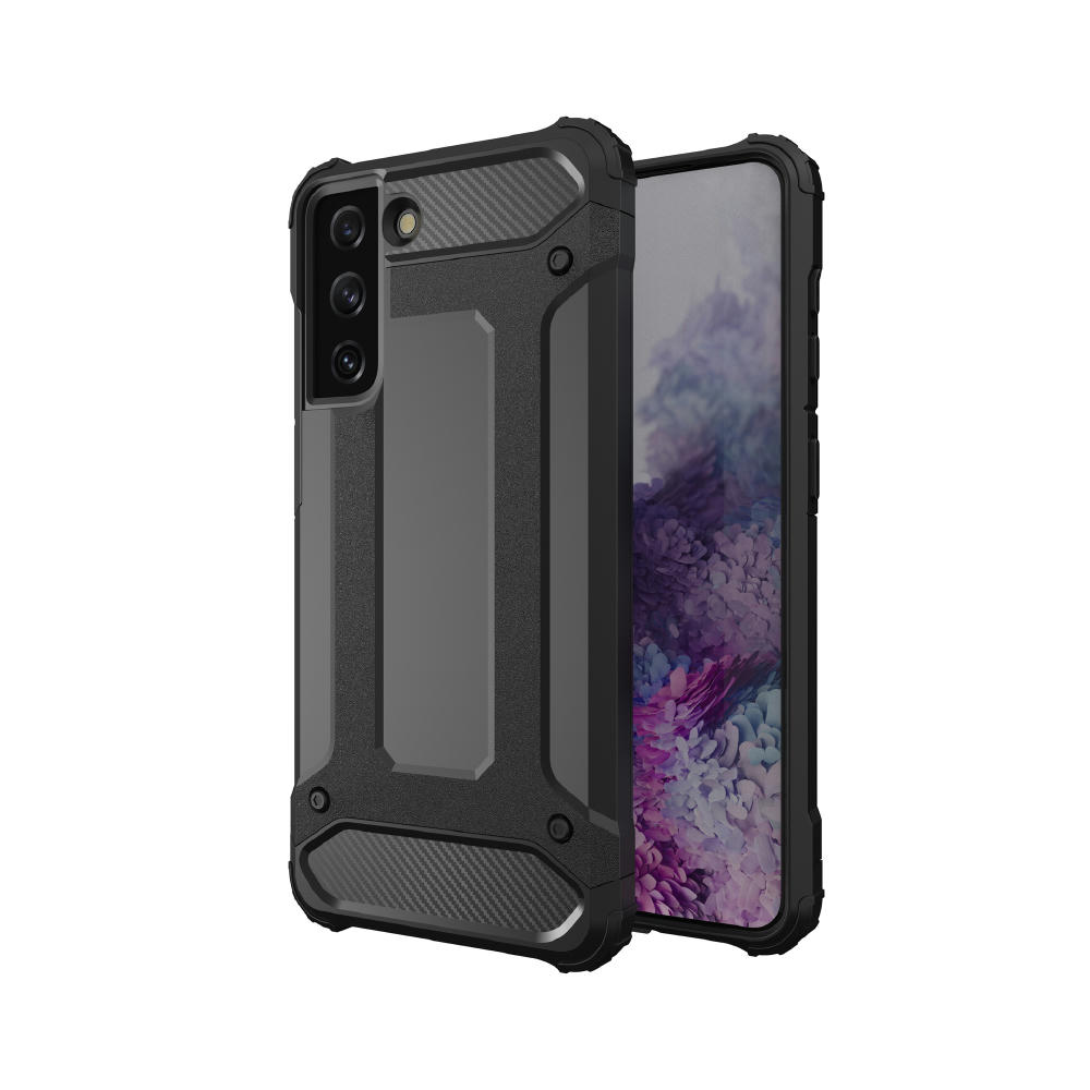 Handy Hülle Galaxy™ S23+ Elephant Rugged Case PC Plastic/TPU Silicone schwarz