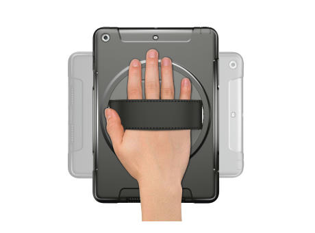 Tablet Hülle iPad™ 9.7 (5/6 Generation (2017/2018) Protect.it Tough Case mit Handschlaufe schwarz