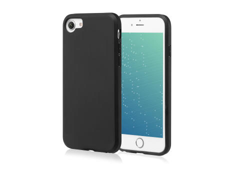 Handy Hülle iPhone™ 6/6s/7/8/SE(2020/2022) Black Series Soft Case TPU Silikon mit Mikrofaser Innenseite matt schwarz