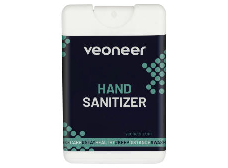Hand-Desinfektionsspray in 16 ml Spray Card 