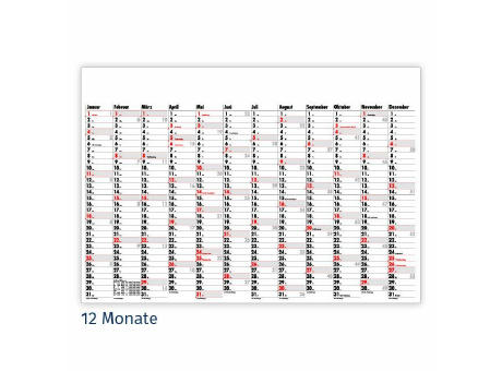 Wandplaner (Time, Data, Memory und Tiempo)