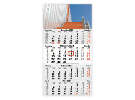 4-Monats DIN A3 Kalender "Four Euro"