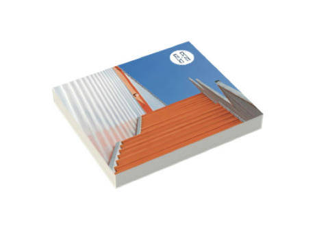 Haftnotizen mit Umschlag 82 x 70 mm, 4-farbig bedruckt