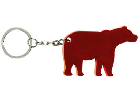 LLAVERO ALUMINIO BEAR ROJO