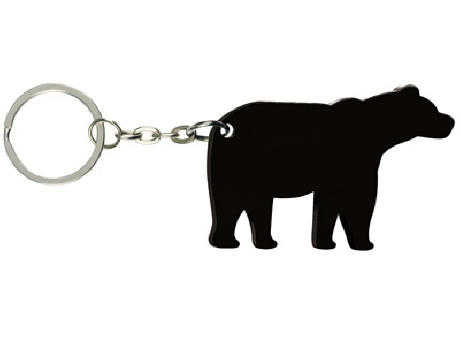 LLAVERO ALUMINIO BEAR NEGRO