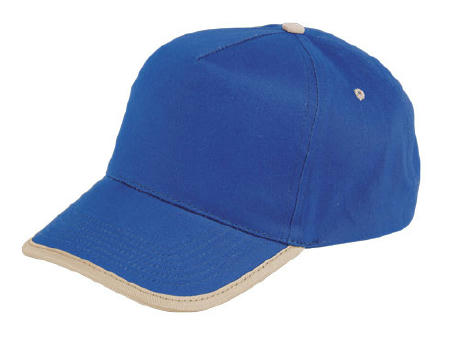 GORRA ALGODON BORDER AZUL ROYAL