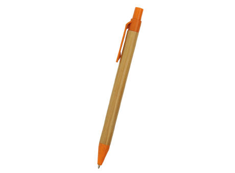 BOLIGRAFO BAMBÚ/CAÑA DE TRIGO/ABS CHIST NARANJA