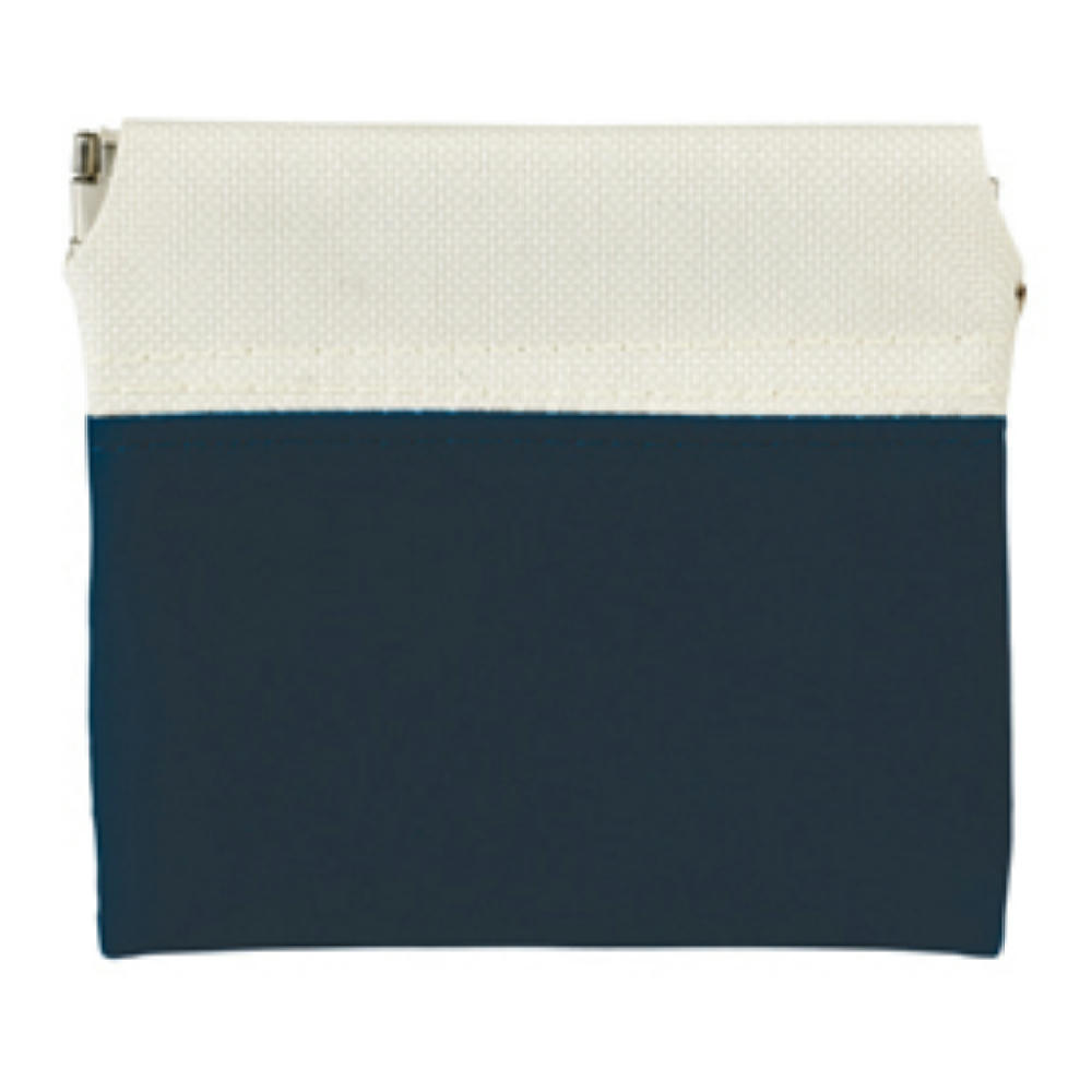 MONEDERO POLIPIEL CLIBACK BICOLOR AZUL
