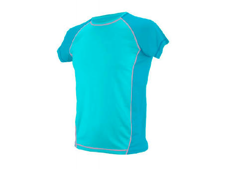 CAMISETA  DLAYER ADULTO AZUL / AZUL CLARO XXL