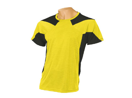 CAMISETA TECNICA DREAM MANGA CORTA AMARILLO XXL