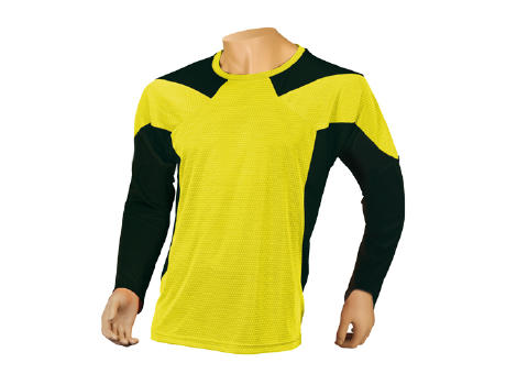 CAMISETA TECNICA DREAM MANGA LARGA AMARILLO M