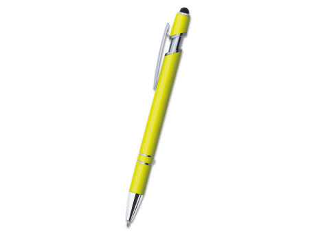 BOLIGRAFO PLASTICO ANTI-BACTERIANO GABBY AMARILLO