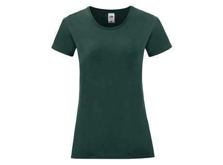 CAMISETA ICONIC MUJER VERDE OSCURO TALLA S