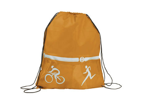 MOCHILA POLIESTER IRON NARANJA