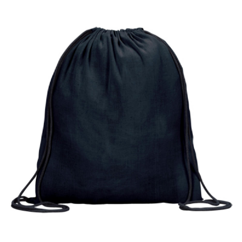 MOCHILA ALGODON KOMBU NEGRO 120GR/M2