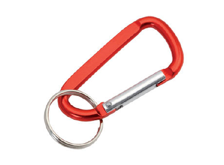 MOSQUETON ALUMINIO MOSQUI ROJO