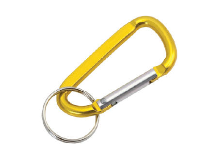 MOSQUETON ALUMINIO MOSQUI AMARILLO