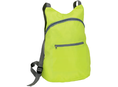 MOCHILA POLIESTER PLEXI AMARILLO