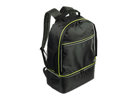 MOCHILA CON ZAPATILLERO TARMAK NEGRO