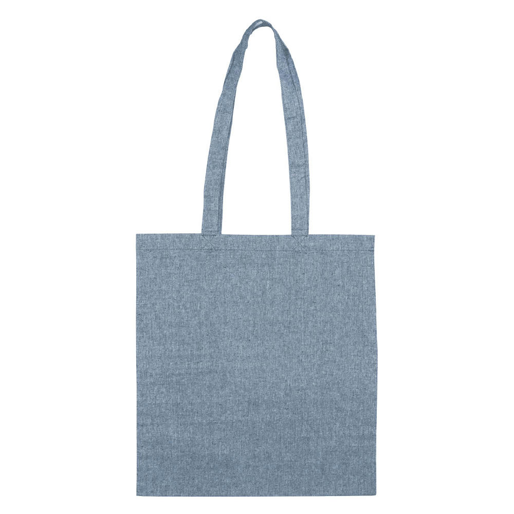 BOLSA ALGODON RECICLADO TIKAL 120G/M2 AZULADA