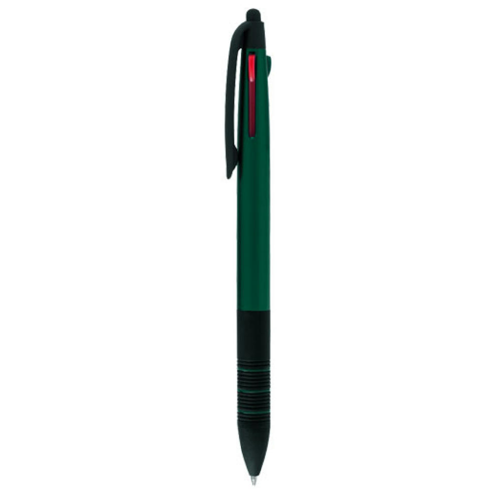 BOLIGRAFO PLASTICO TRICO VERDE