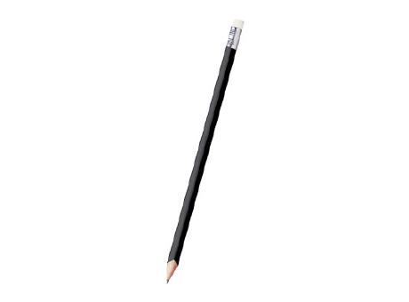 LAPIZ TRIANGULAR MADERA CON GOMA TRIFER NEGRO