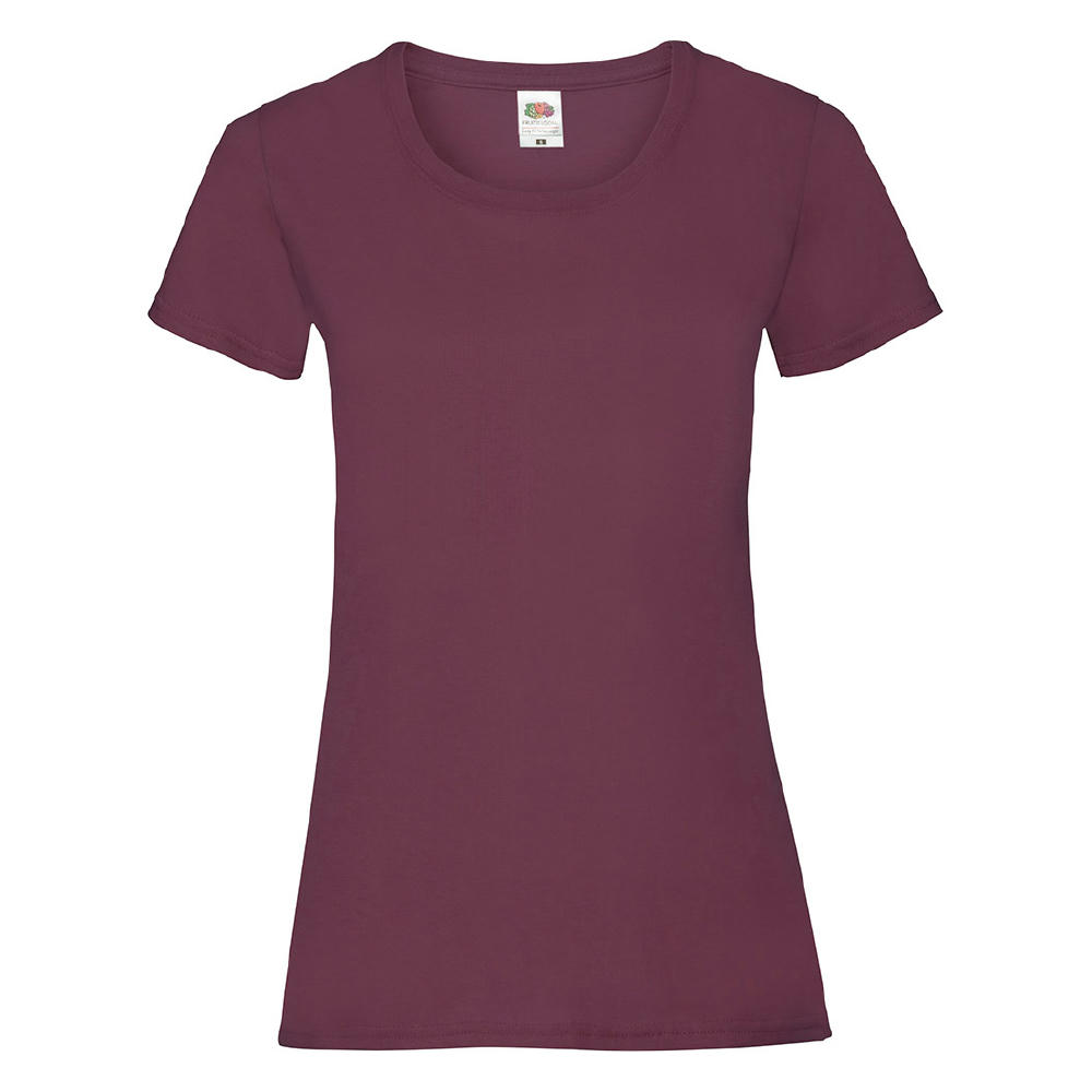 CAMISETA VALUE MUJER BURDEOS TALLA M