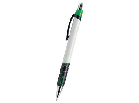 BOLIGRAFO PLASTICO VULCANO VERDE