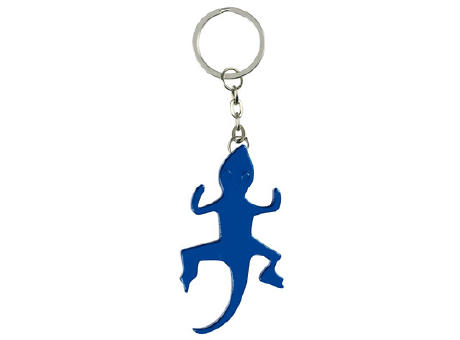 LLAVERO ALUMINIO IBIZA AZUL