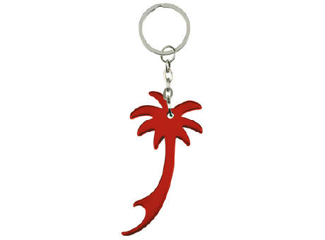 LLAVERO ALUMINIO PALM ROJO