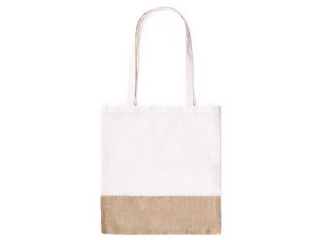 BOLSA YUTE/ALGODON LERKAL BLANCO