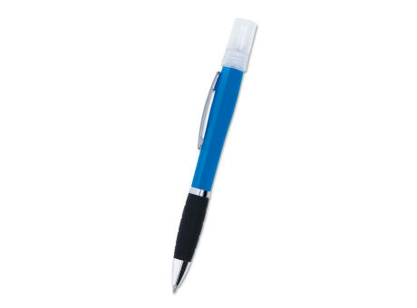 BOLIGRAFO PLASTICO CON SPRAY GATES AZUL