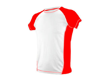 CAMISETA 361 MUJER BLANCA / ROJA  L