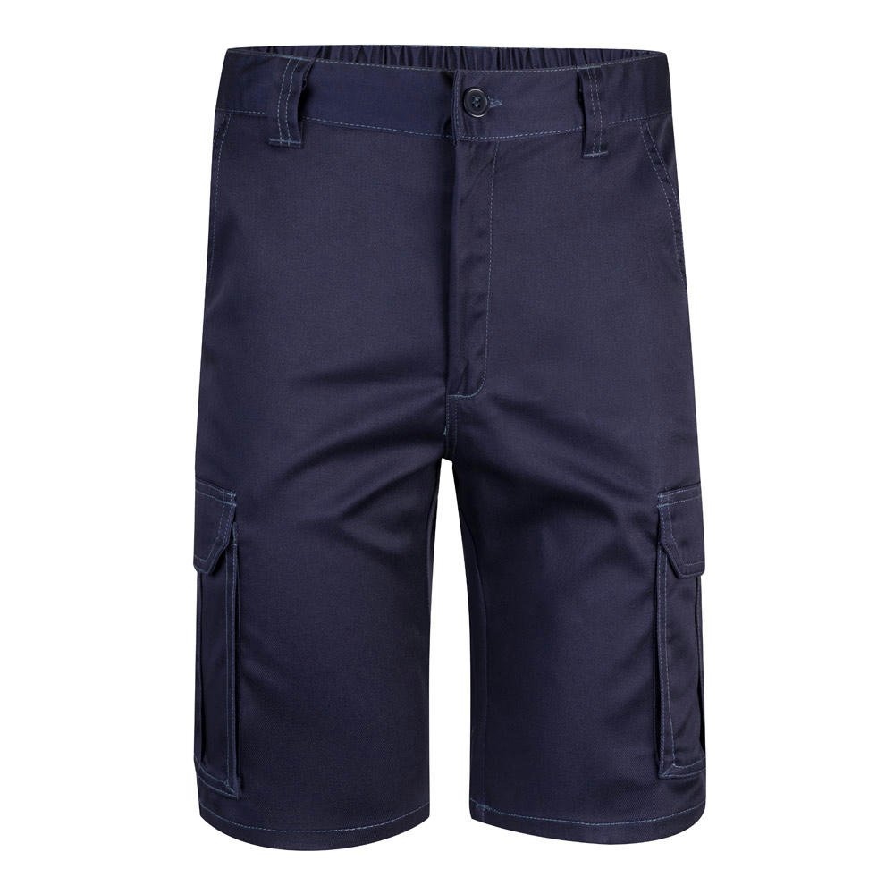 VL HEBE. Stretch-Bermudashorts mit mehreren Taschen (240 g/m²), aus Baumwolle (46 %), EME (38 %) und Polyester (16 %)