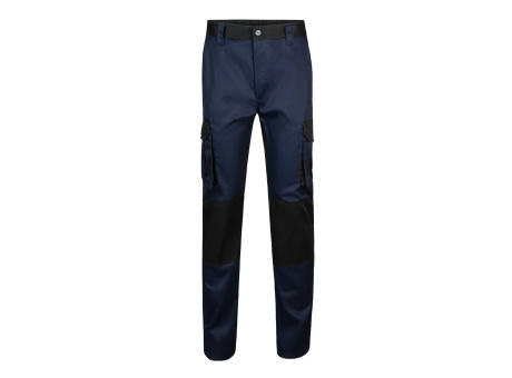 VL NJORD. Zweifarbige Twill-Hose mit mehreren Taschen (240 g/m²), aus Baumwolle (35%) und Polyester (65%)