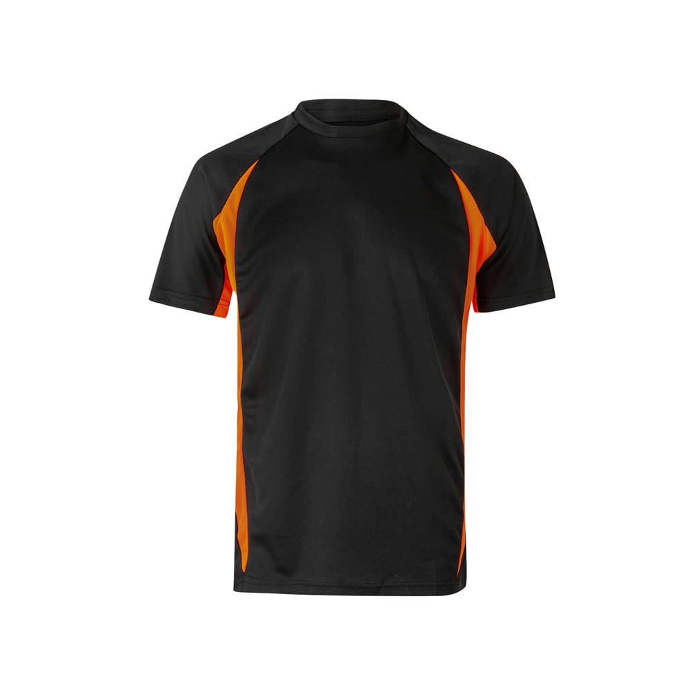 VL SLAYER. Zweifarbiges technisches T-Shirt mit Bird-Eye-Design (160 g/m²), aus Polyester (100%)