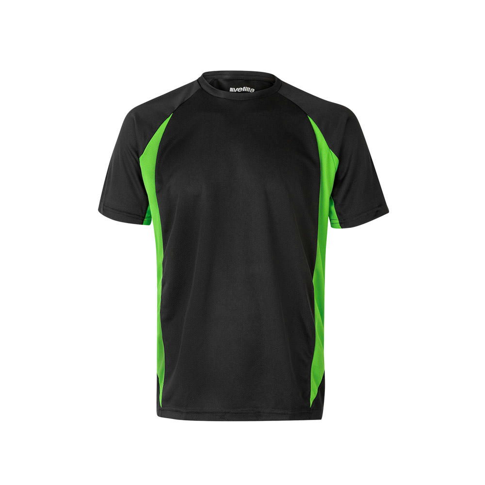 VL SLAYER. Zweifarbiges technisches T-Shirt mit Bird-Eye-Design (160 g/m²), aus Polyester (100%)