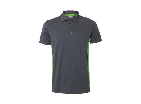 VL SUPAY. Zweifarbiges Piqué-Poloshirt (180 g/m²), kurzärmelig, aus Baumwolle (60%) und Polyester (40%)