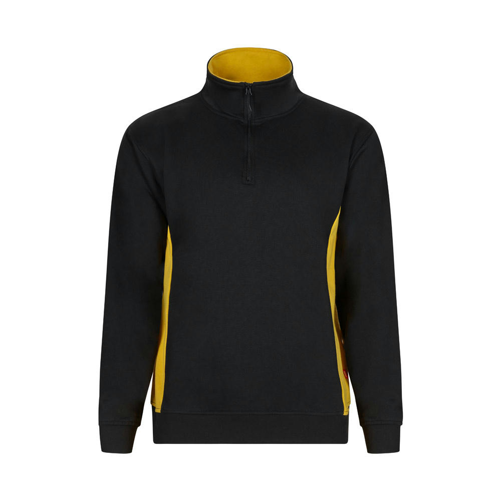 VL SVAROG. Zweifarbiges Frottee-Sweatshirt (260 g/m²), aus Polyester (65 %) und Baumwolle (35 %)